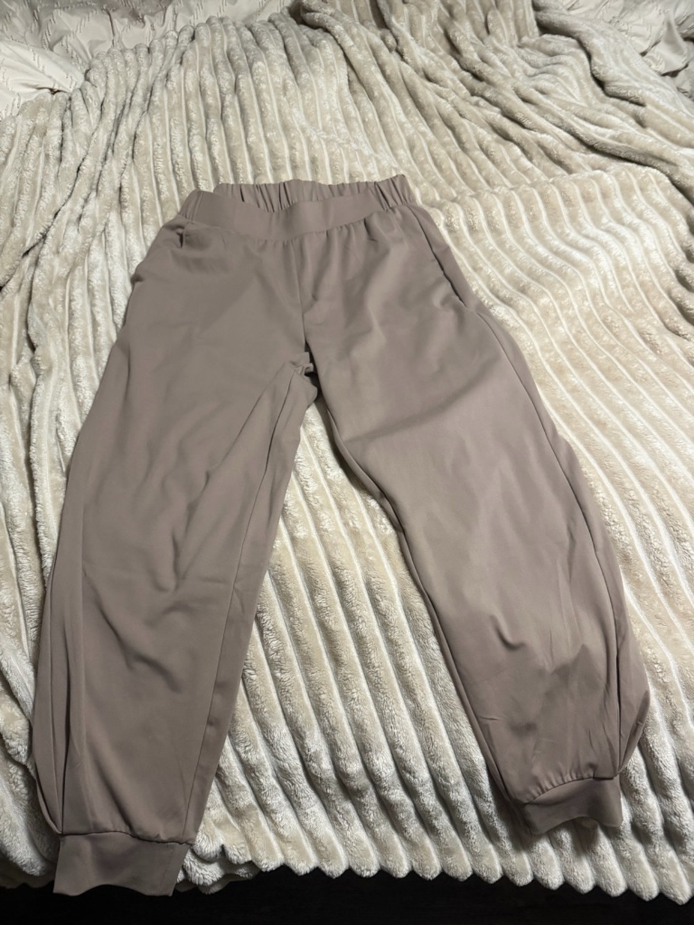 Yogalicious Taupe Ankle Jogger Pants